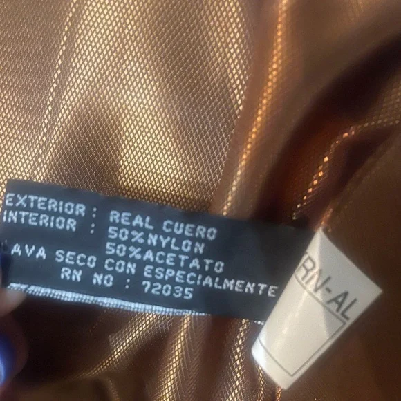 Adler Collection Vintage Leather Coat with Fur Collar Size M  Pre-Loved - Picture 4 of 12